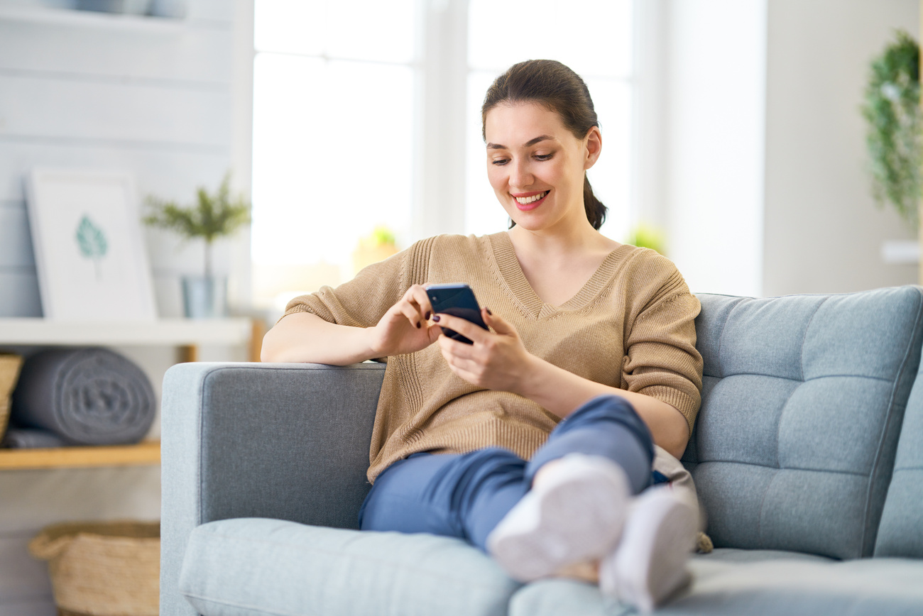 Woman with Phone